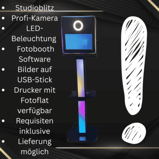 Premium Fotobox LED - Flatpaket – Bild 2